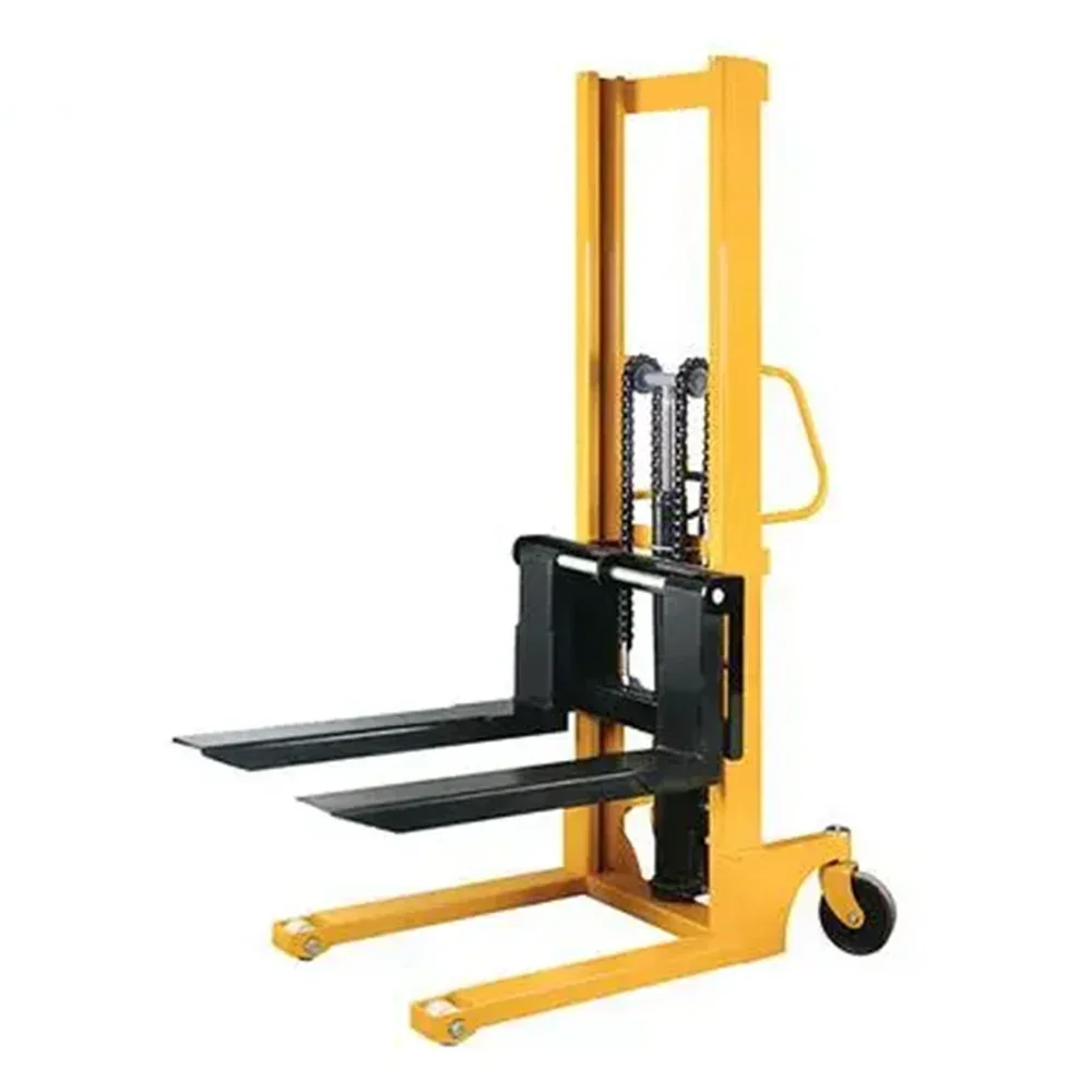 

Hand Fork Lift 1.5t Manual Stacker 3000kg Hand Pallet And Manual Stacker Lifter Machine Forklift Manual