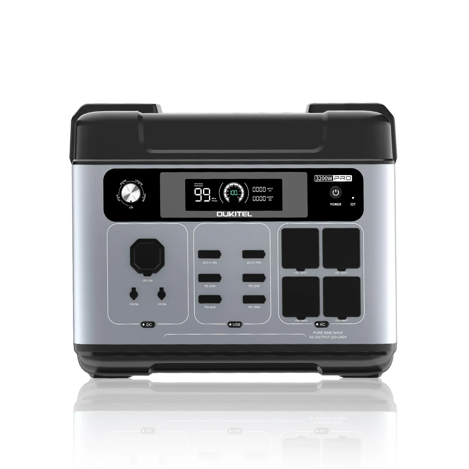 

Outdoor Power Supply 2400W 2048Wh Mobile Home Energy Storage with APP Control for Emergency Power