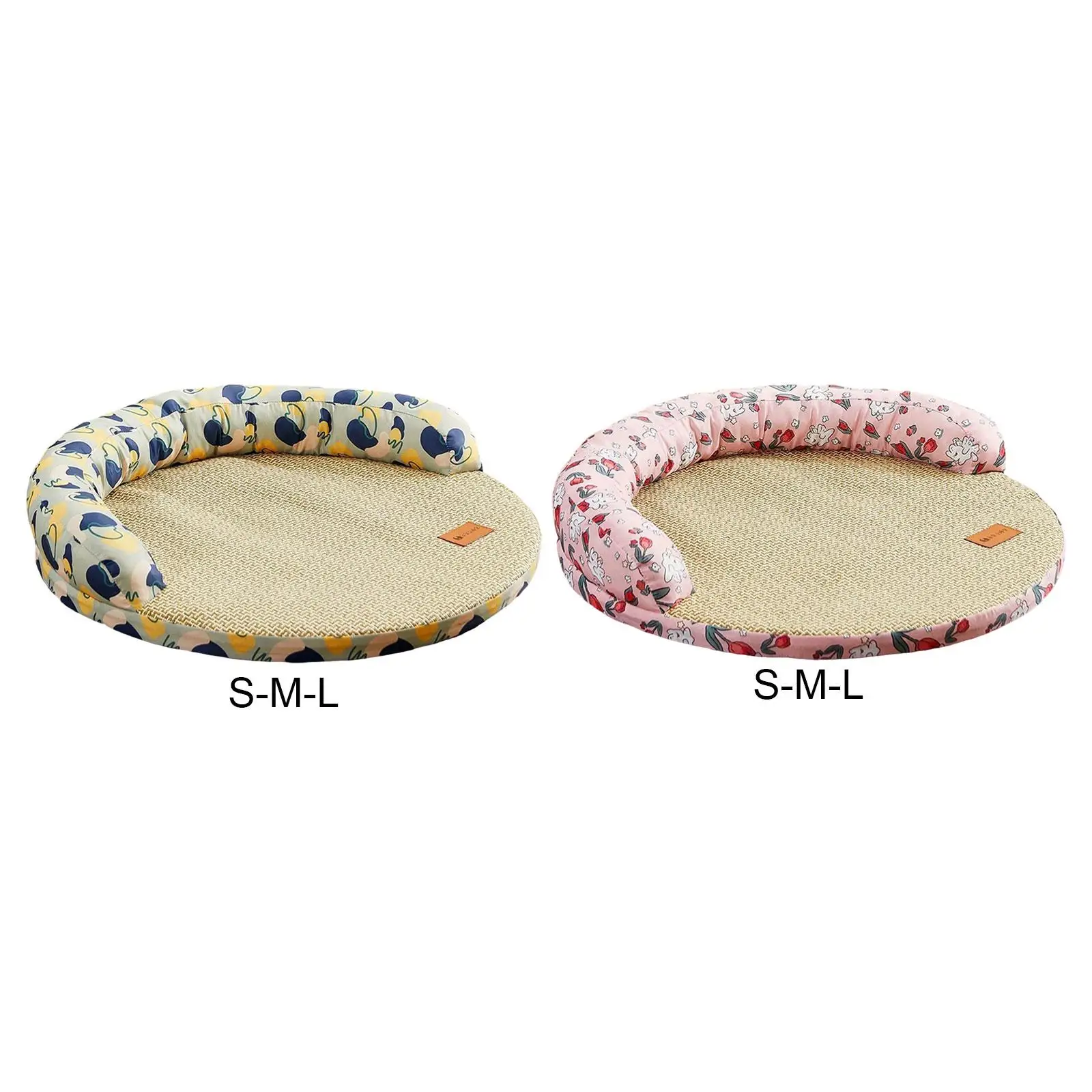 Cooling Dog Bed Summer Pet Mat Washable Cat Pad Four Seasons Pet Bed Pet Self Cat Cooling Bed for Travel Kitten Cats Small Dogs