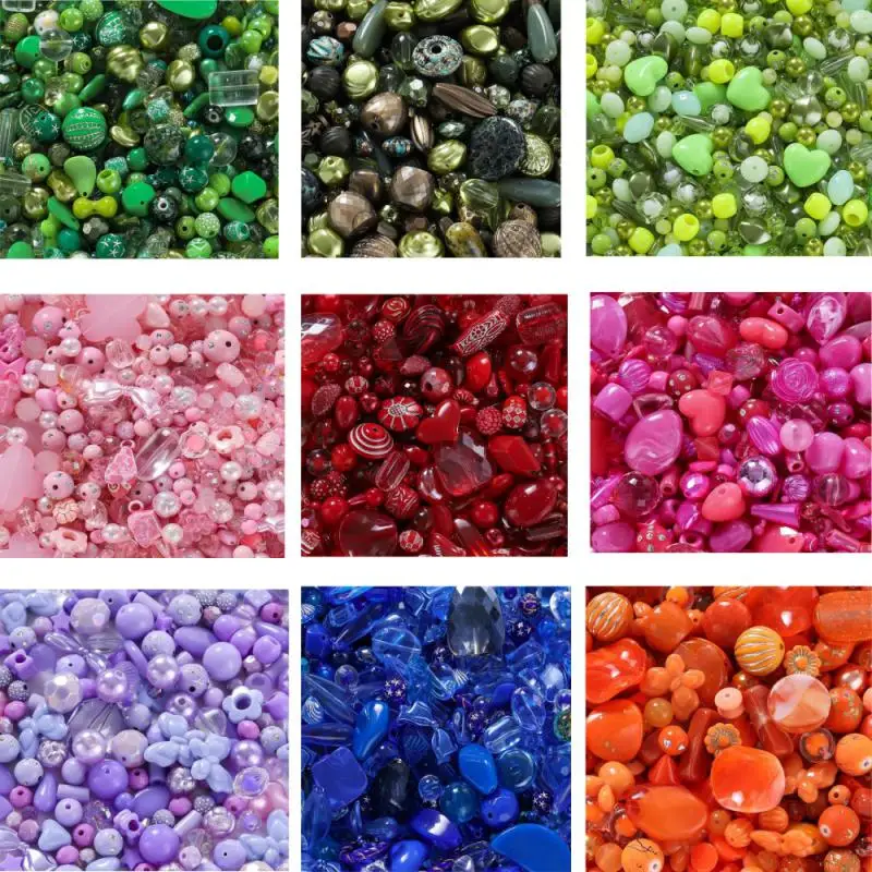 20g/lot Mixed Bowknot Beads Star Heart Butterfly Acrylic Spacer Bead for Jewelry Making DIY Bracelets Necklace Accessories