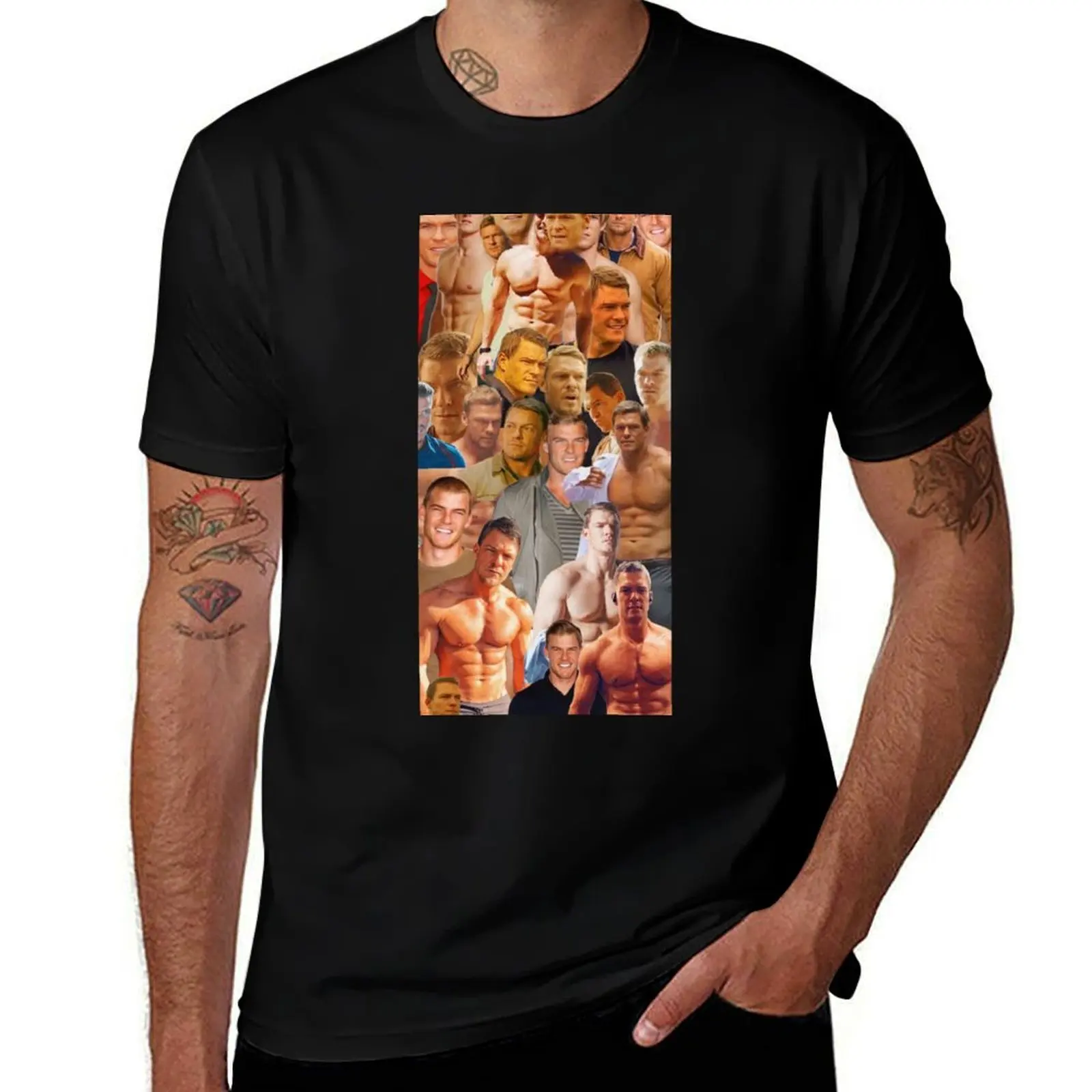 Collage of Alan T-Shirt Sun Block Outdoor T-Shirt