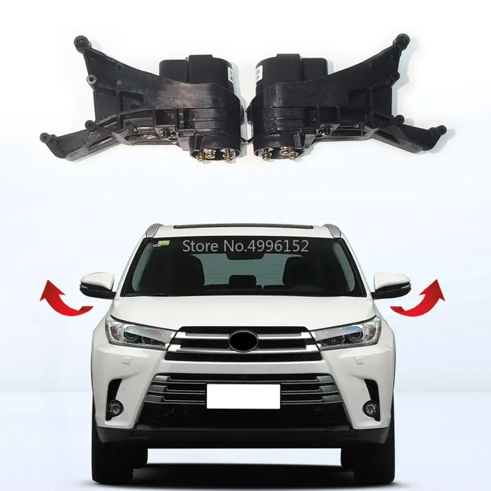 For Toyota Highlander XU50 2013-2019 LHD VIGO 15-19 Car Side Mirror Folding Kit Rearview Mirror Fold Motor Electric Power Mirror