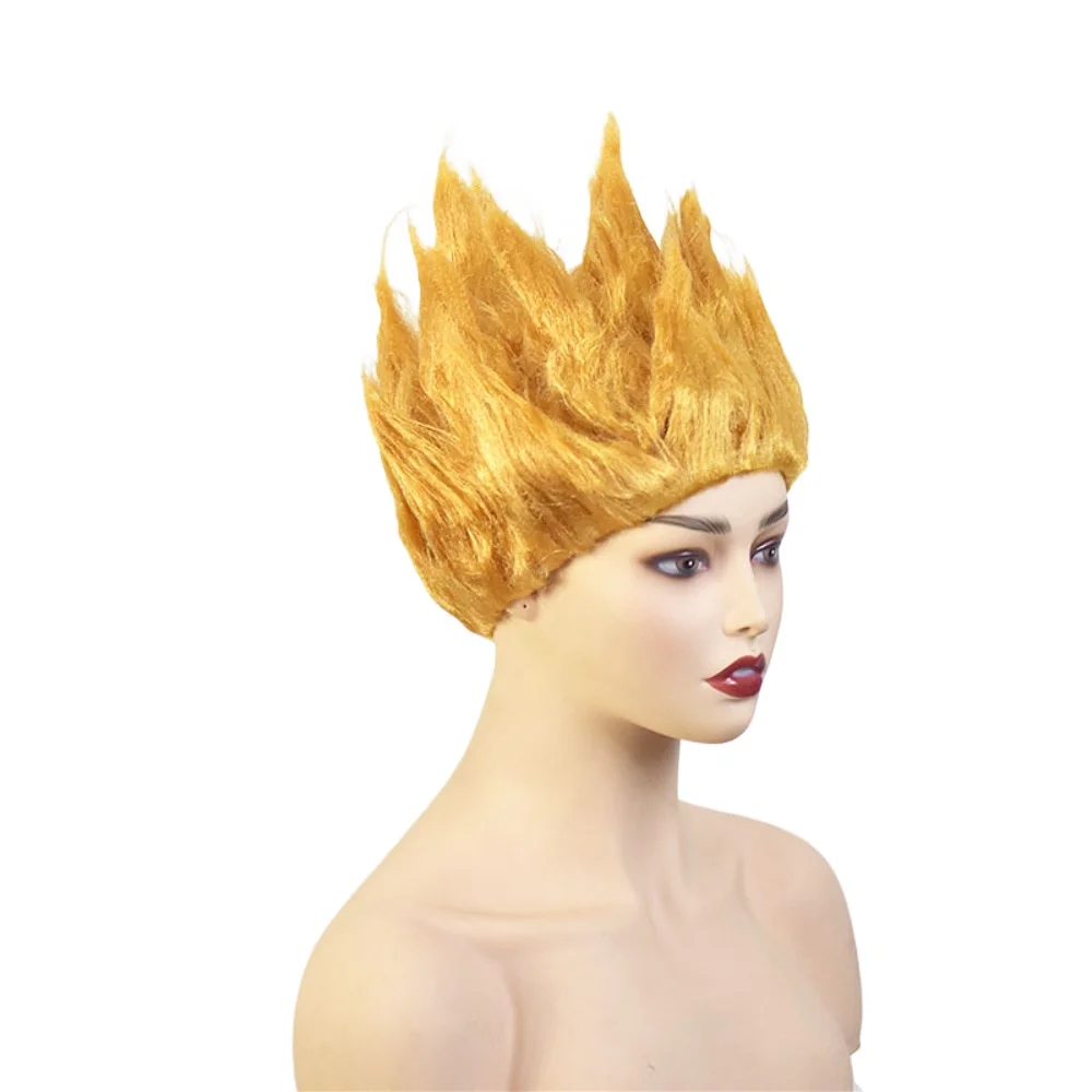 Blue Short Cosplay Wig Halloween Costume Party Wigs for Adults And Kids