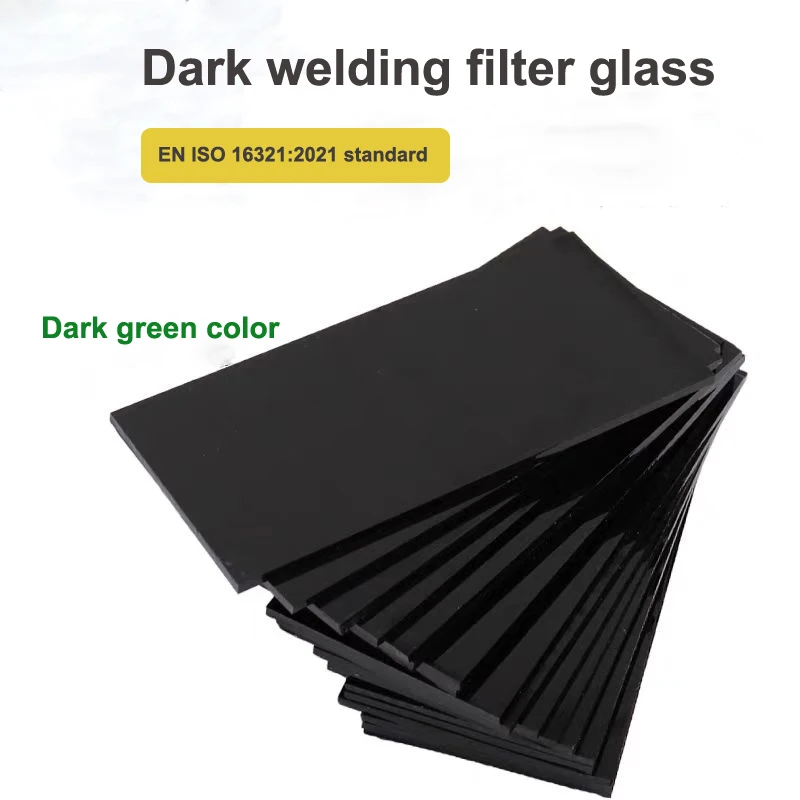 1pc Dark  color welding Glass Replacement Welding Lens – Advanced Passive Filter Plate 105X50MM – Shade 9, 10, 11,12,13