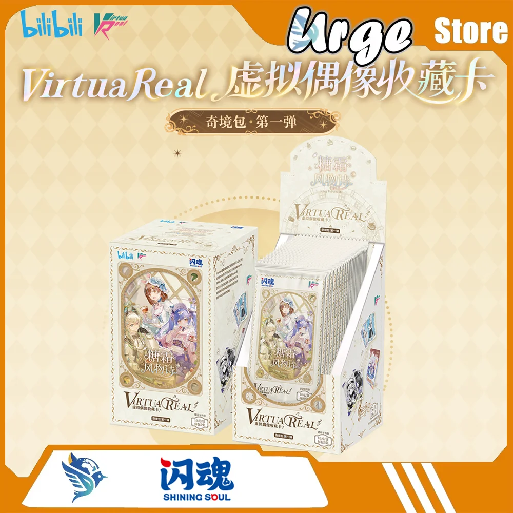 Shining Soul VirtuaReal ACG Cartoon Virtual Idol Collection Card Wonderland Pack Series 1 Collectible Cards Blind Box Gifts