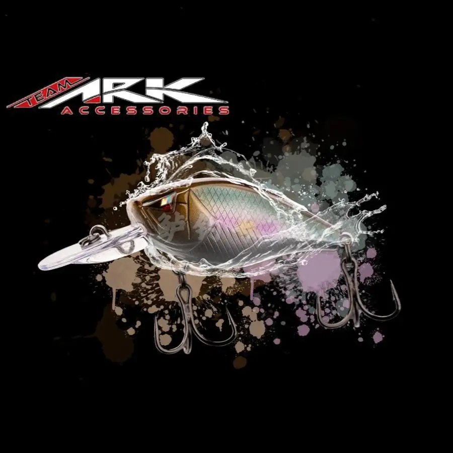 

ARK CM36 Mini Shallow Little Fat Musta KVD Custom Hookluya Fake Bait Far Cast Fish Fish Perch