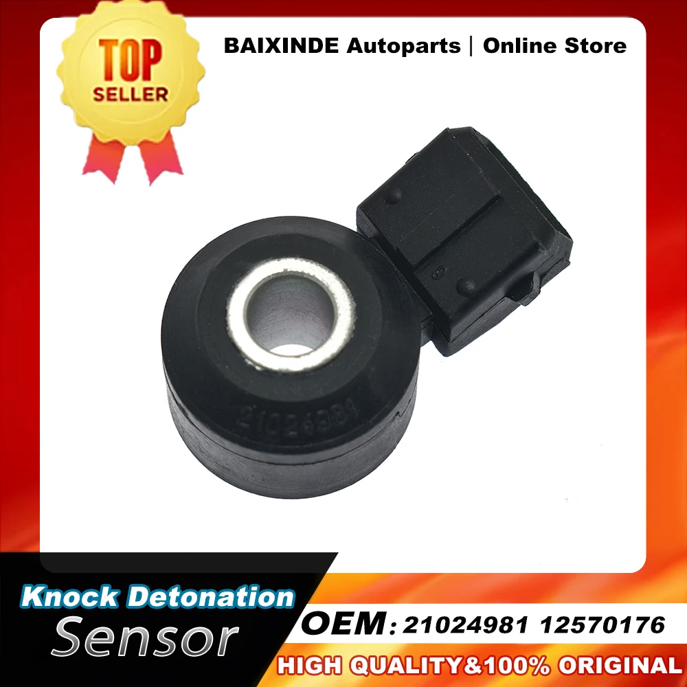 OEM 21024981 Knock Detonation Sensor For BMW 228I CADILLAC DEVILLE CHEVROLET ASTRO GMC JIMMY And More 12570176 12570176