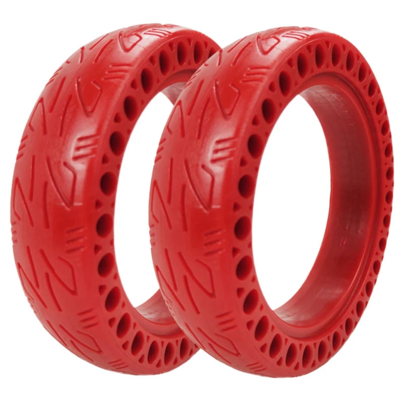 

2PCS 8.5 Inch Electric Scooter Solid Tyre Honeycomb Absorber Rubber Tire Durable Shock Tyre for Xiaomi M365 Pro