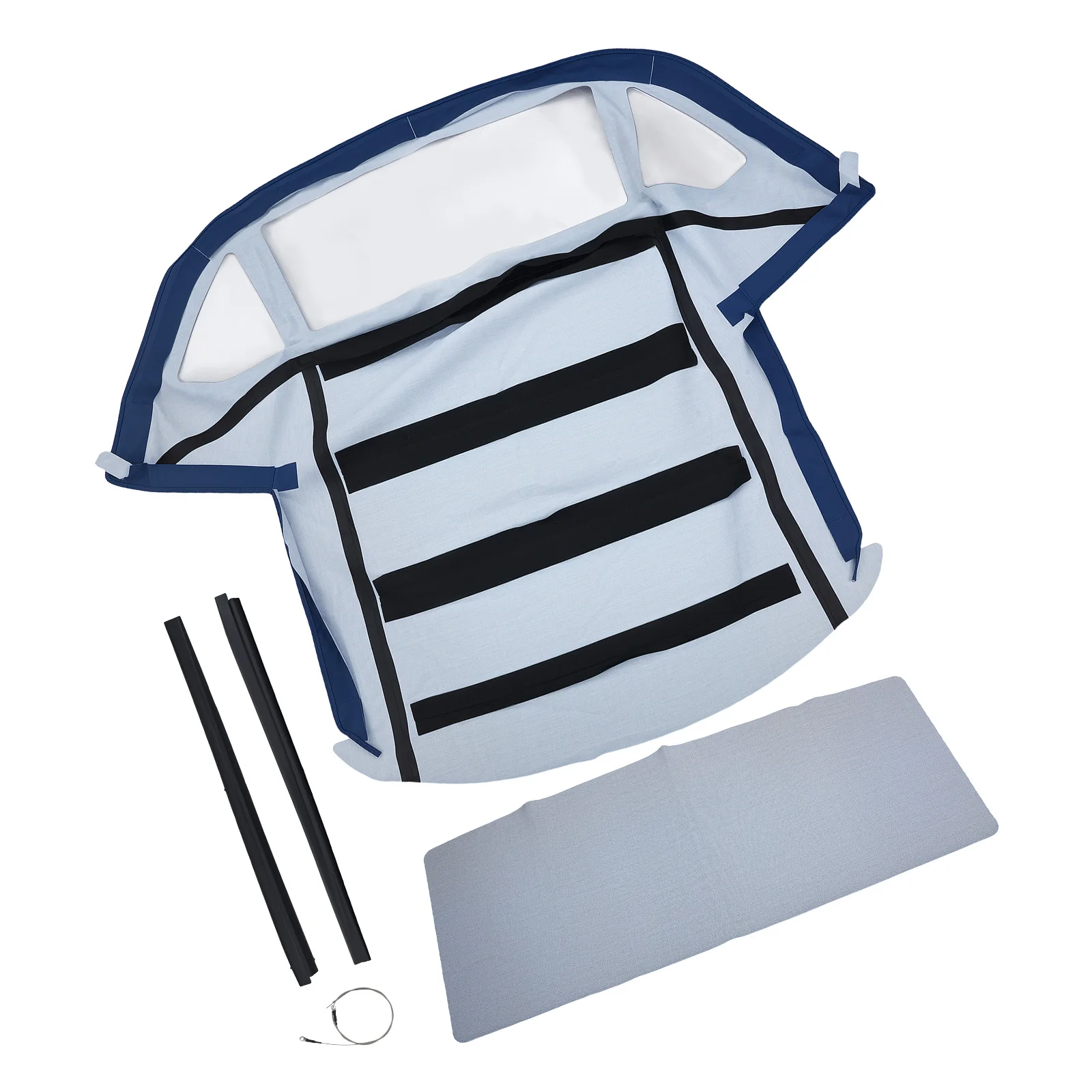 

Складной трансформируемый верх для Mercedes-Benz 560SL R129 1986-1989, синий ПВХ