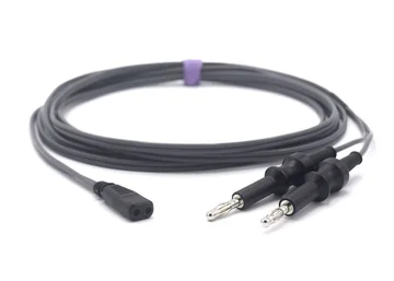 Bipolar ESU Electrosurgical Reusable Cable AHA Connector Type