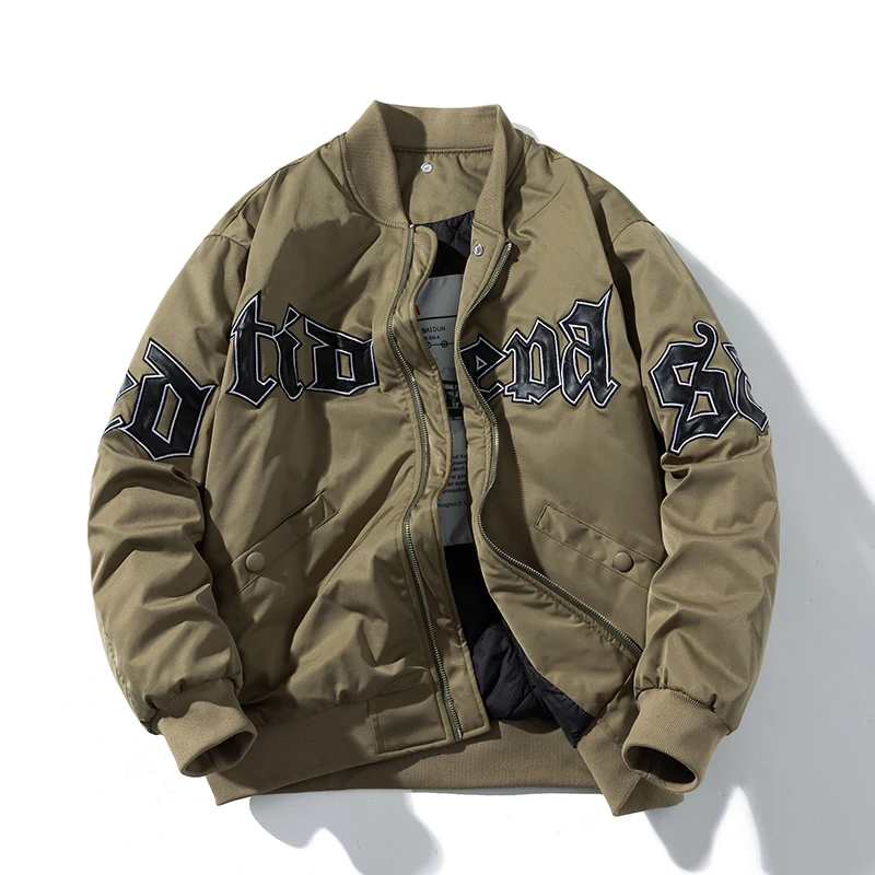 

Ретро-куртка в американском стиле для мужчин и женщин, парная, из хлопка, верхняя одежда, куртка пилота ВВС, молодежный тренд