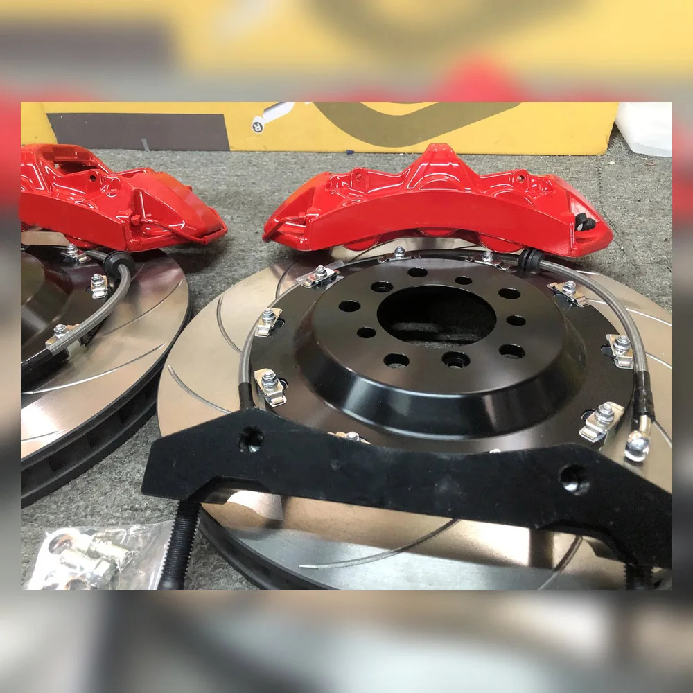 

High-performance 6 pot Front Brake Caliper Kits for Audi A4 18-21 inch wheels