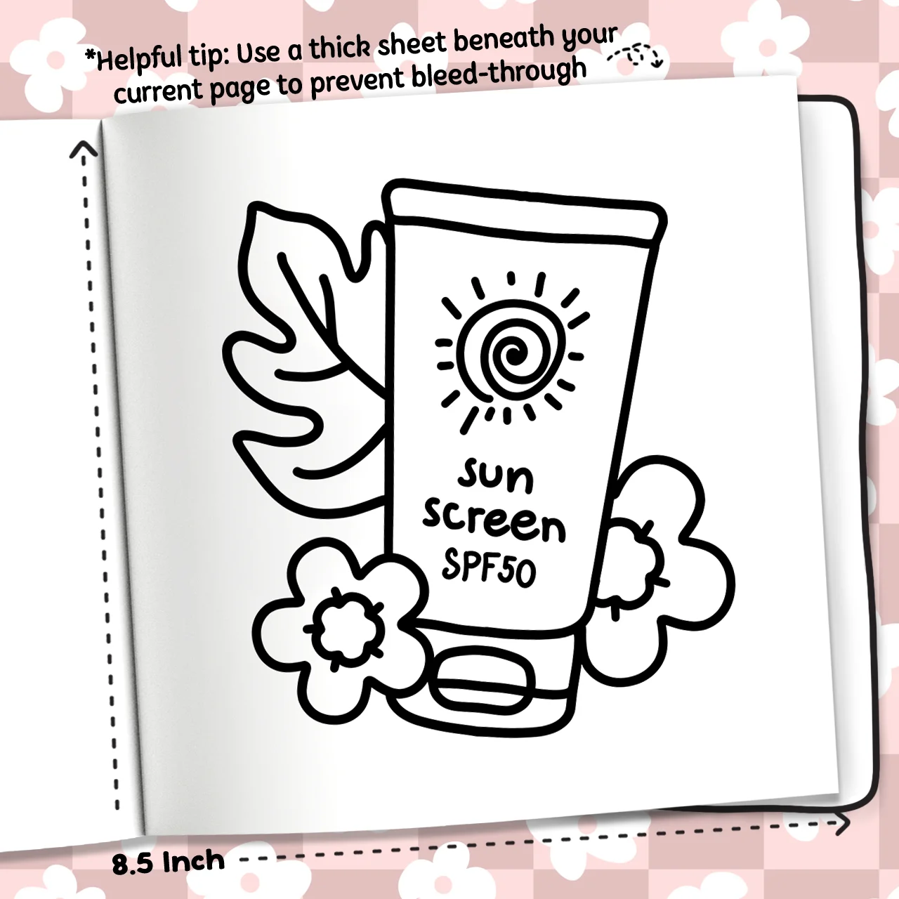 Glow Cosmetics Adult and Adolescent Coloring Books Fashion Cute Pattern Drawing Books Exquisite Cosmetics Illustration Coloring