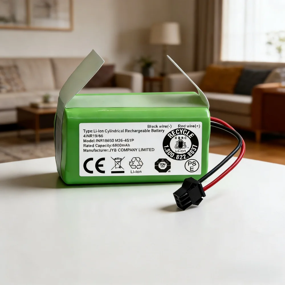 

New 14.4V 6800mAh 3500mAh Li-ion Replacement Battery for Conga Excellence 990 950 1090 1790 1990 Ecovacs Deebot N79 Eufy RoboVac