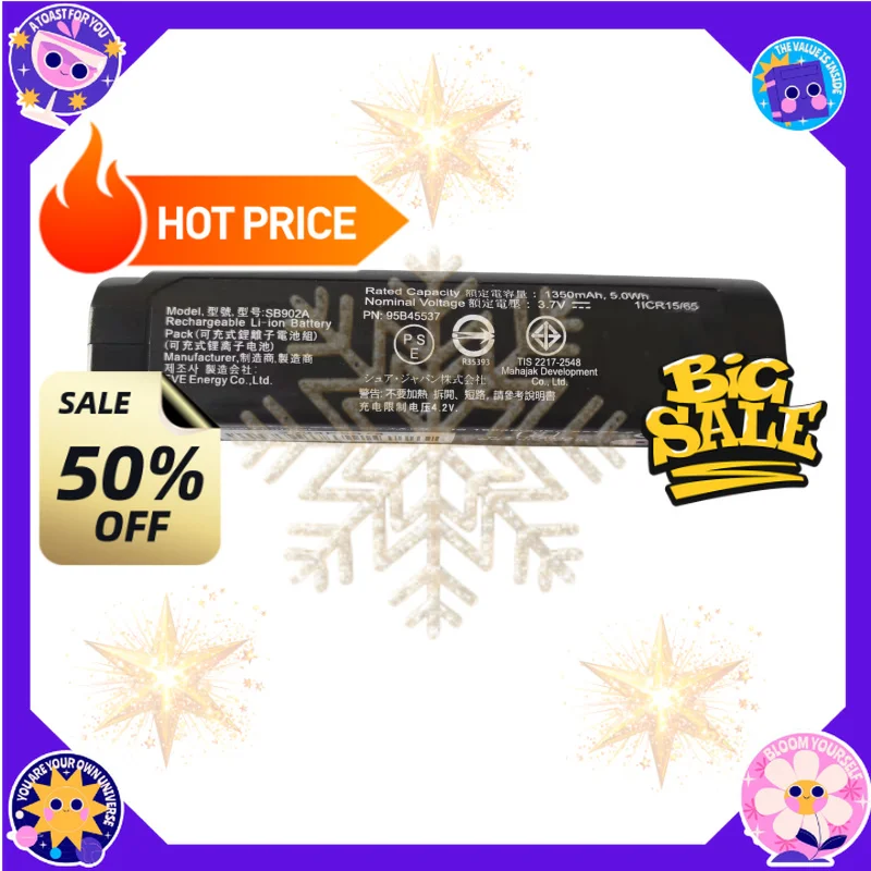 SWZY 1100mAh SB902 SB902A Battery For SHURE GLX-D Digital Wireless Systems GLXD1 GLXD2 GLXD14 Batteries
