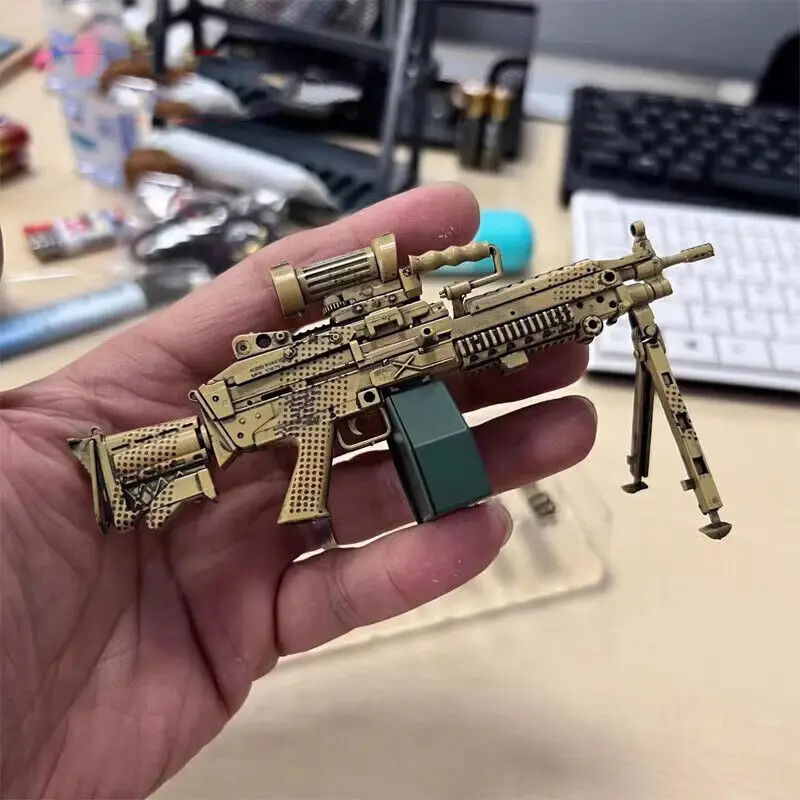 

Масштаб 1/6, светлый пулемет M249, модель для 12-дюймовых фигурок, коллекция военных фанатов