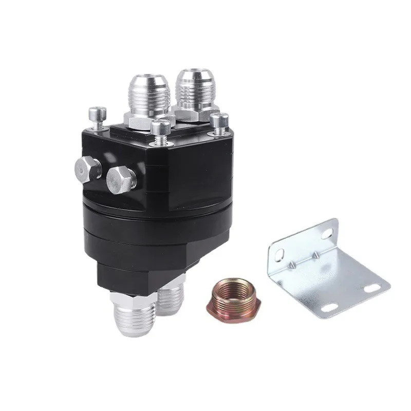 Suitable for car modification accessories, oil temperature, oil pressure gauge, cooler, metal adapter, two-in-one