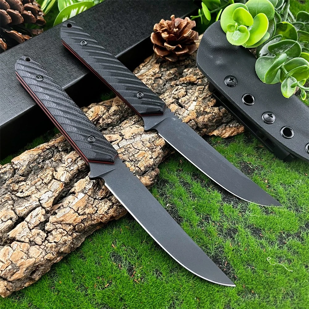 

Premium Quality EDC Outdoor Straight Knife Ergonomic Handle Rock Climbing Fishing Backpacking Holiday Gifts Essential Equipment