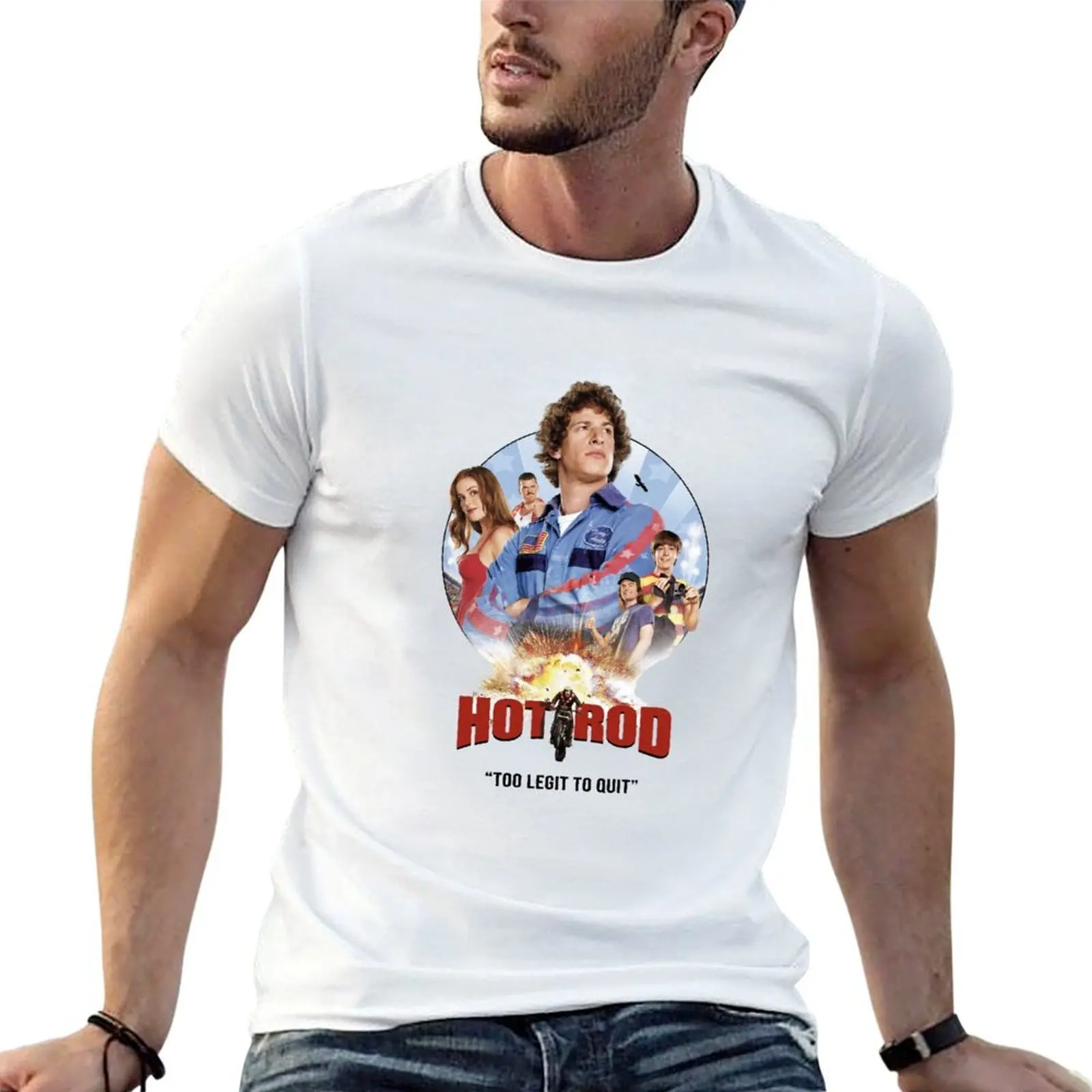 

graphic T-Shirt Hot shirts luxury Samberg quality man Essential t t Rod man Movie for shirts Andy t brand high shirt man