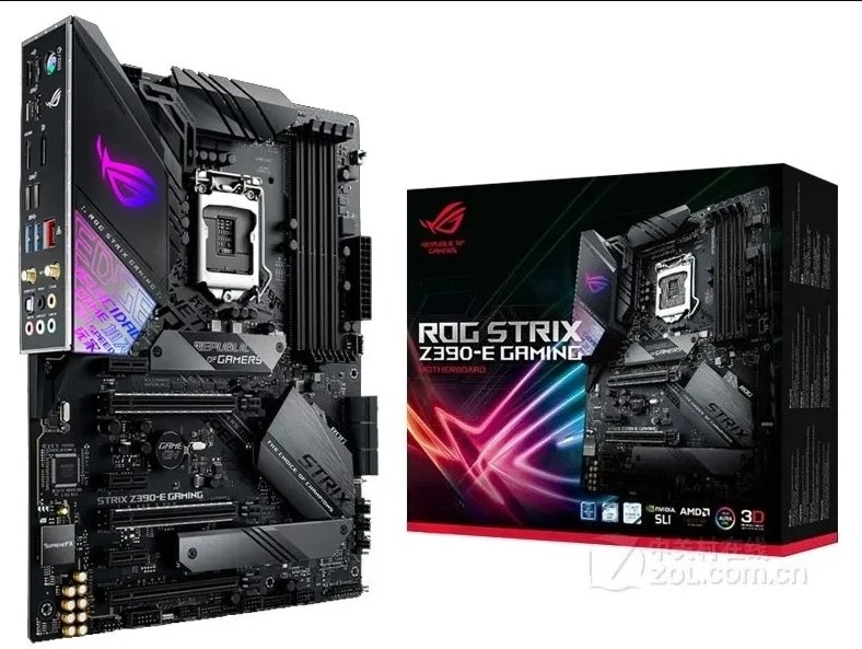 New FOR Asus ROG STRIX Z390-E GAMING Supports 8th 9th Generation