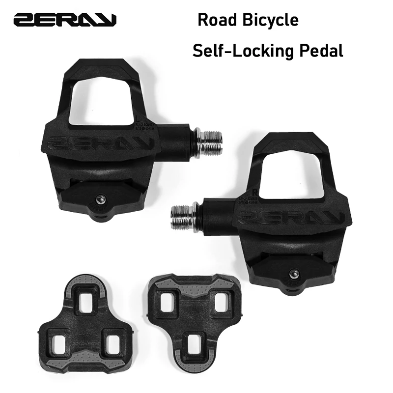 

ZP-115/ZP-112 LOOK KEO Road Bicycle Self-Locking Pedal PA+ Carbon Fiber Road Pedals With Cleat Set Ultralight Bike Pedal