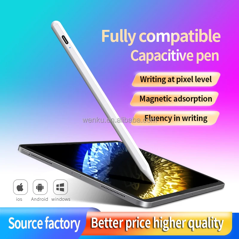 Hot Selling Competitive Reasonable Price Universal Tablet Pen Metal Stylus Pens Digital Active Stylus Pencil