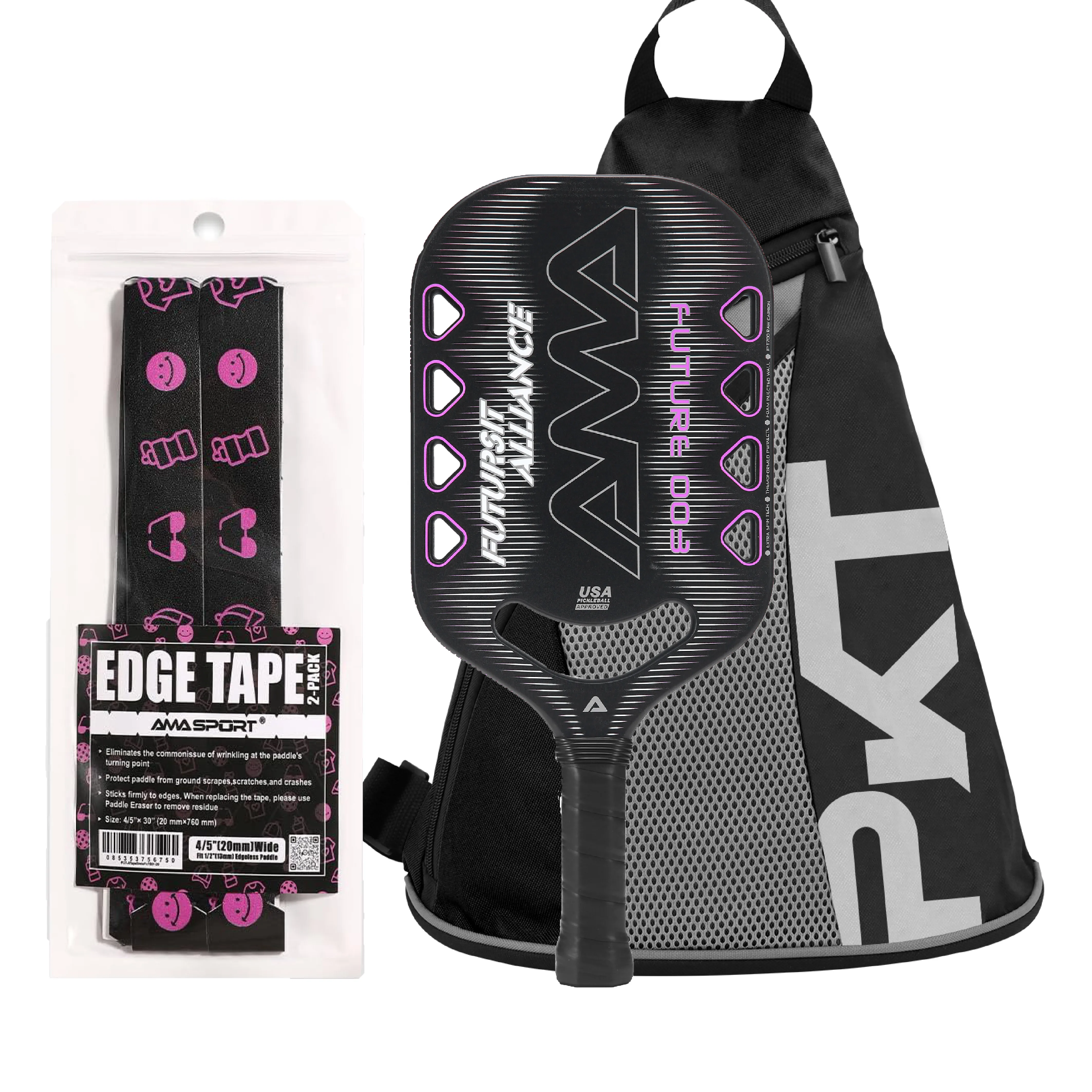

AMASport High Performance Pickleball Paddle Advanced Aerodynamics Thermoformed Edgeless Pickleball Rackets for Professionals
