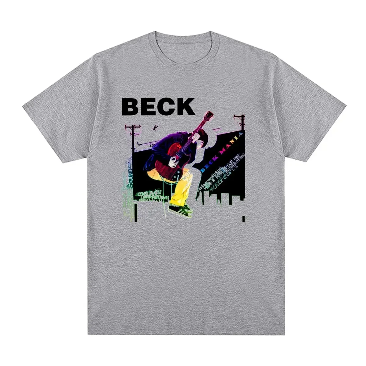 Rock Anime Retro Classic Japan Cotton Men T shirt New Tee Tshirt Womens Tops BECK Vintage T-shirt  oversized  harajuku funny