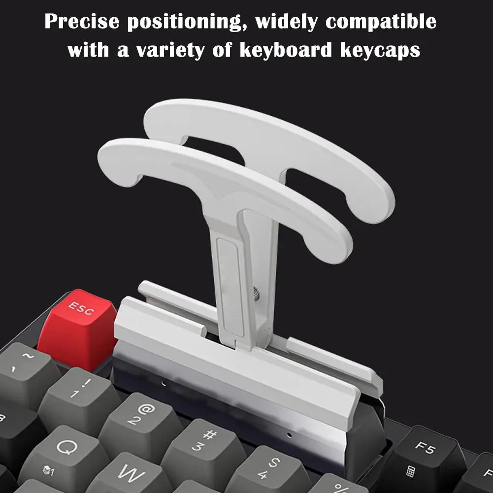 Universal Large Size Keycap Remover Tool Plastic Key Puller for Mechanical Keyboard Cap Removal Cleaning Repair Kit view 2