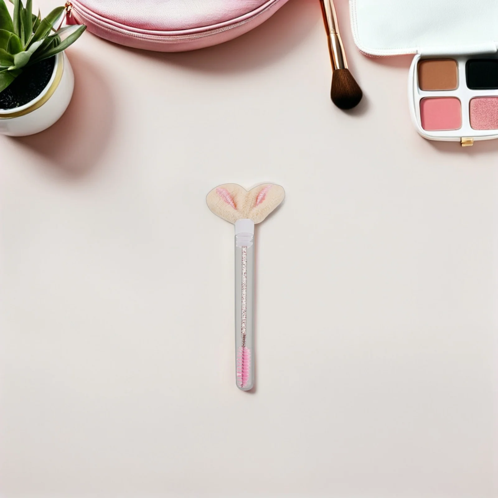 20Pcs Crystal Disposable Eyelash Brush Wands Tube Mascara Spoolie Lash Extension Eyebrow Grooming Makeup Applicator Tools
