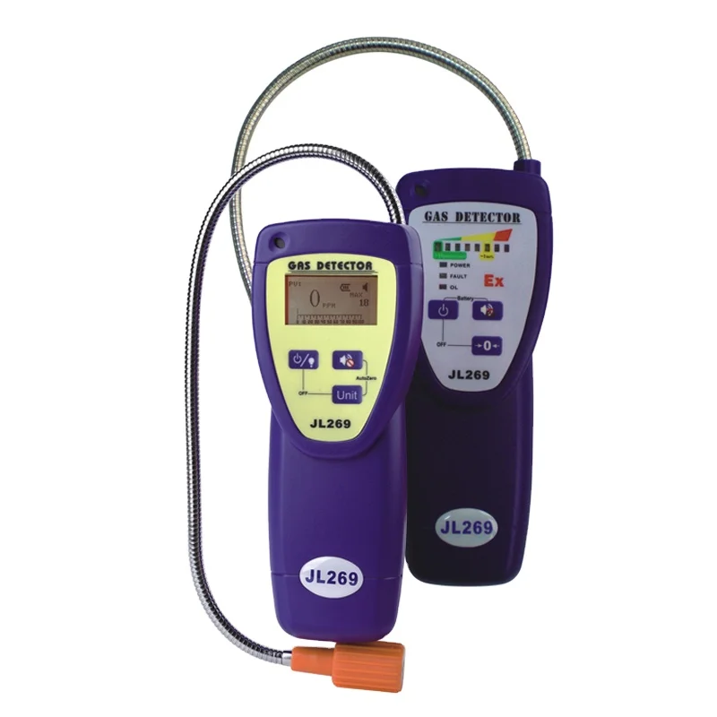 Gas Leak Detector JL269 with LED/LCD Display Combustible Gas Detection