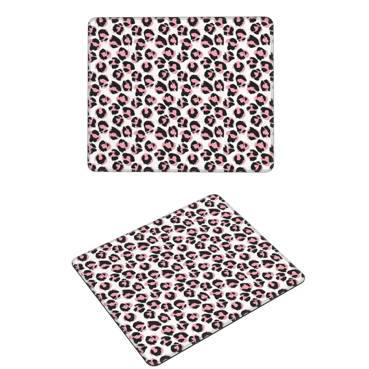 Pink Leopard Mouse Pad Computer Keyboard Mouse Mat Gaming PC Desk Mat Office Table Mats