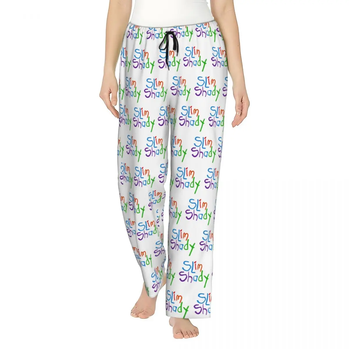 

Женские пижамные штаны The Death Of Slim Shady Eminem, одежда для сна с карманами на заказ