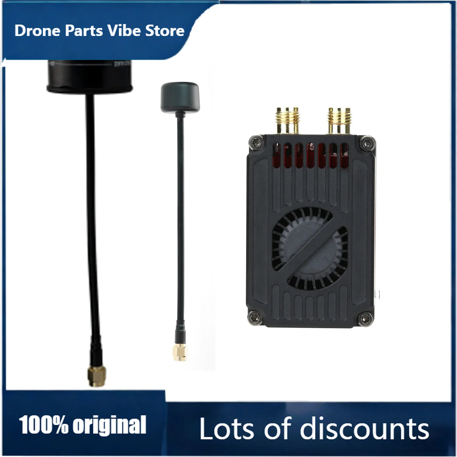 

FyRushFPV 1.3G/3.3G Dual-Band VTX Module Long Range SMA Antenna for Video & Audio Transmission Drone Accessories