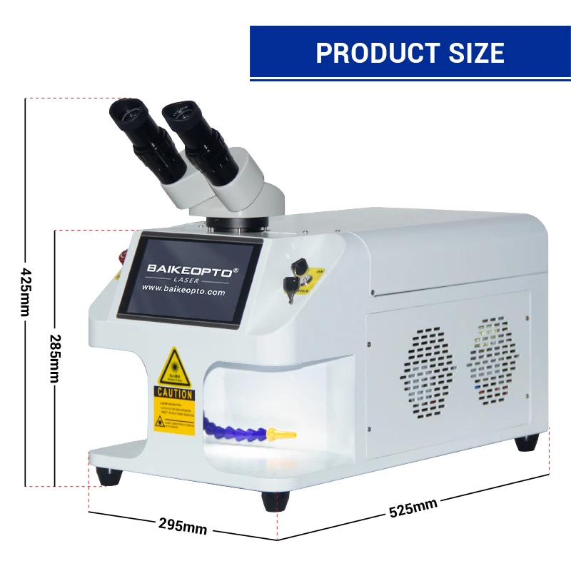 Mini Laserlasmachine 100W Draagbare Desktop Sieraden Laserlasser Sieraden Reparatie Goud Zilver Lasser Met Ingebouwde CCD