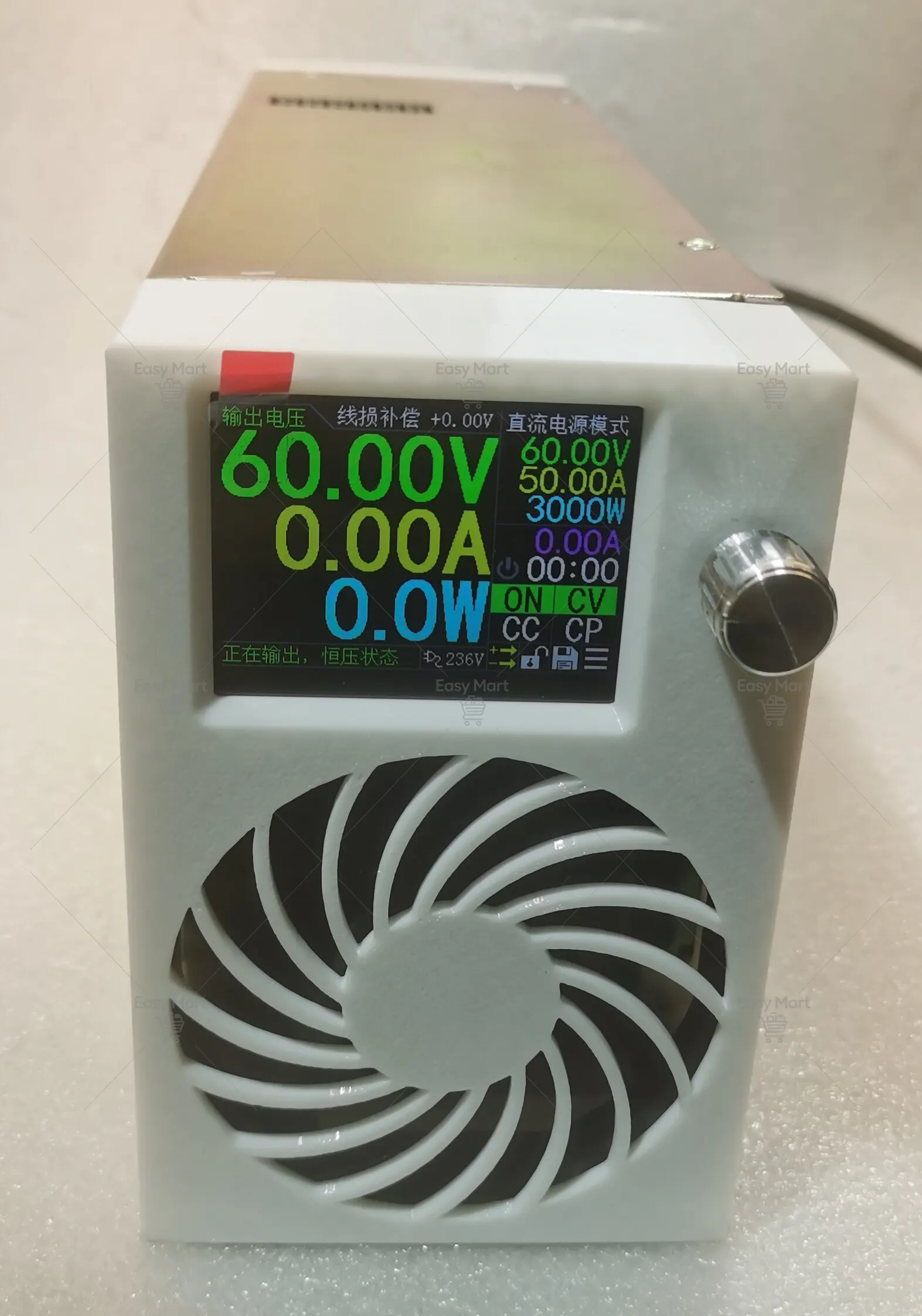 60V/ 50A，Adjustable Power Supply Module ZXD2400 V4.3 Color, Screen 0 - 120V/0 - 25A