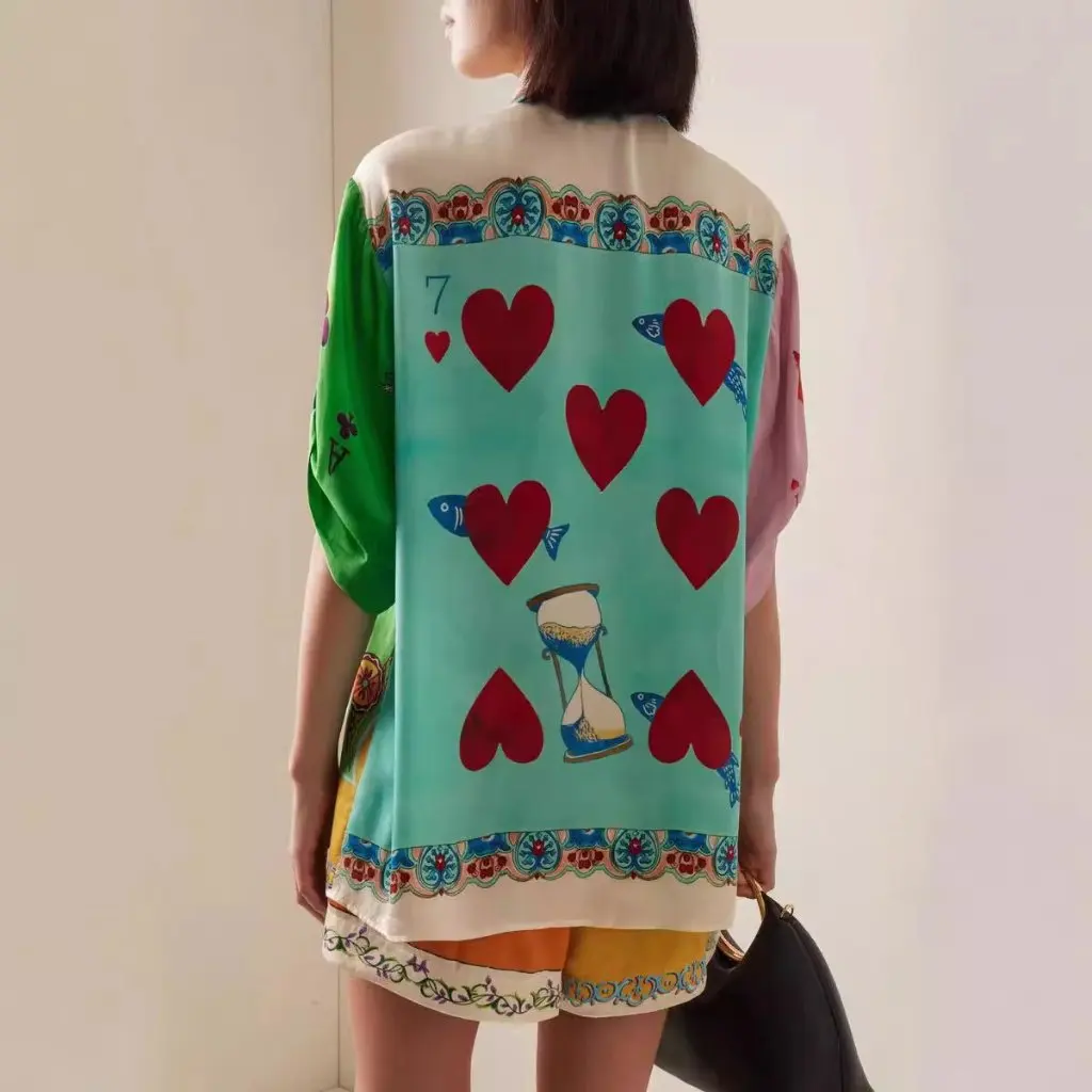 

Fashion Linen Macaron Lapel Shorts Suit Women's Set Independent Station New Arrival