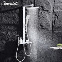 Bathroom Mixer Tap Shower Faucets High Pressure Shower System With Shower Head For Bath Sprayer Wall Faucet For Bathroom