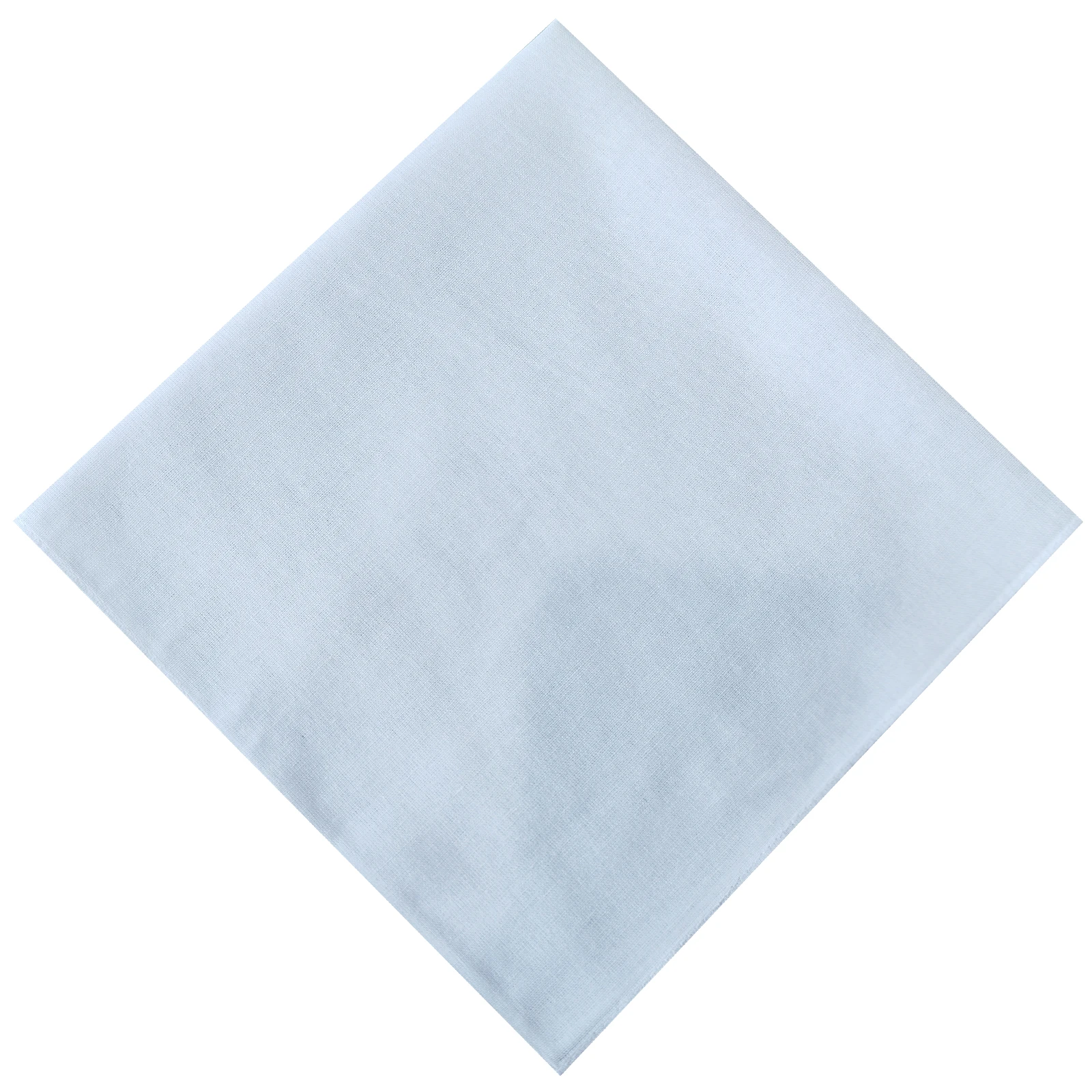 12PCS fabric pure white satin DIY gentleman handkerchief suit pocket pure white towel 15.7 inch Thin feel