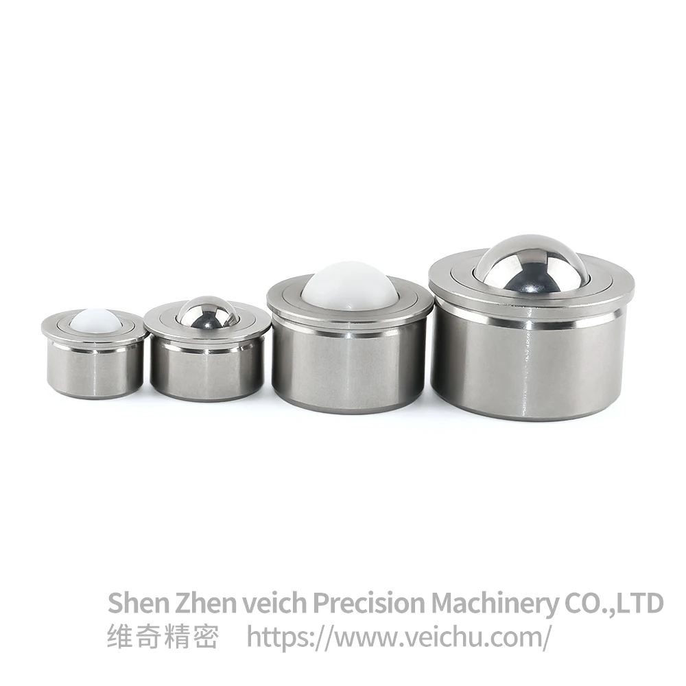 Stainless Steel Precision Ball Rollers Ball Transfer Units VCN310 VCN311 Ball Wheels, Conveyor/Automation/Assembly Line