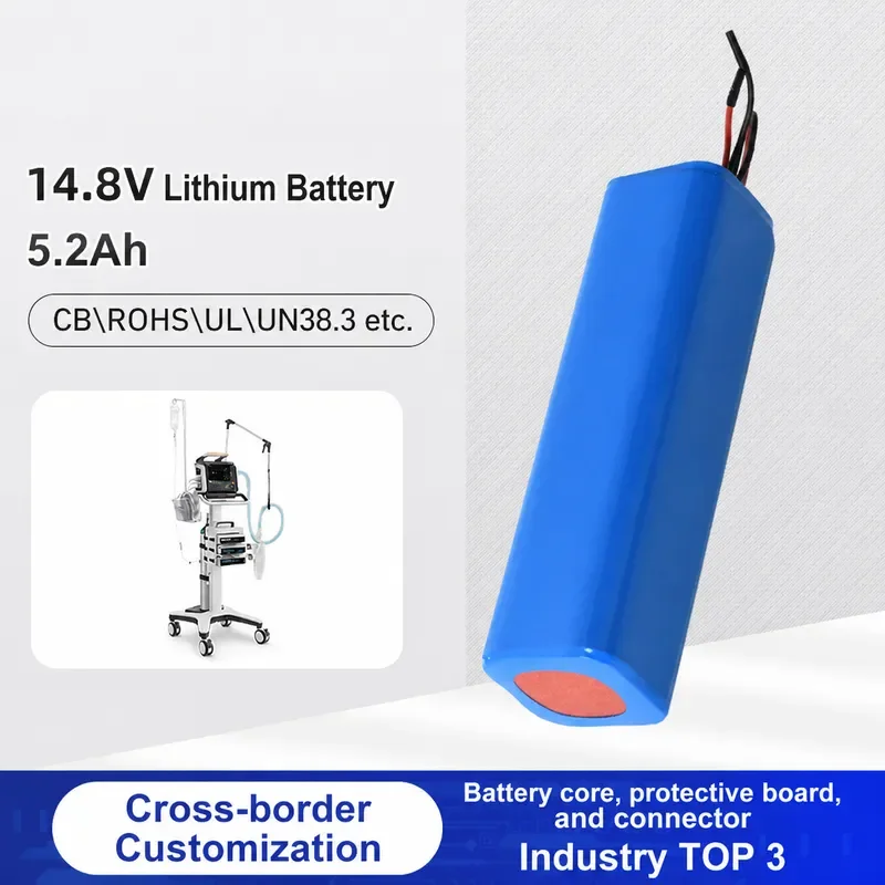 for Cross-border 18650 Battery Pack 5200mAh Lithium-ion Battery 14.8V for Infusion Pump