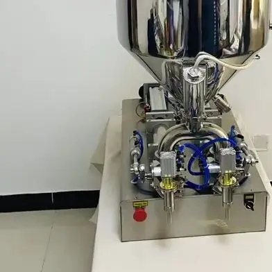 

Mixing Heater Hopper Can Honey Slurry Liquid Packaging Machine Double Head Paste Liquid Packaging Machine