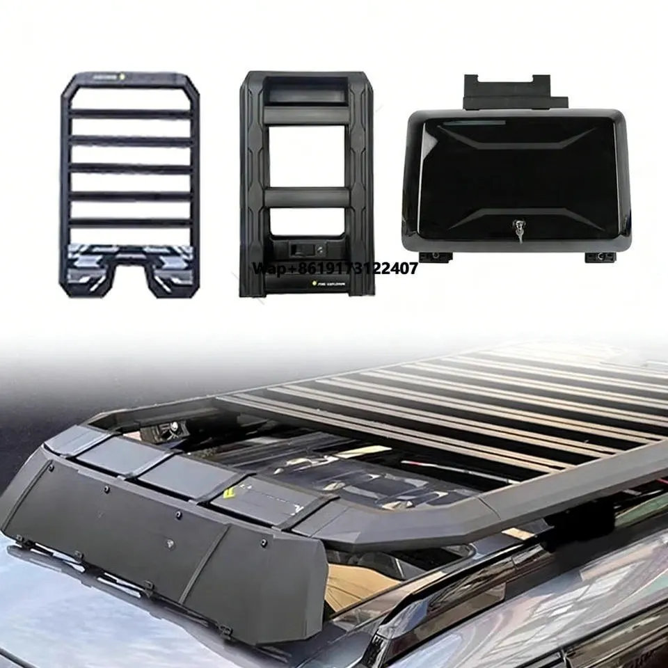

High Quality External Modification Parts Roof Rack Side Ladder Side Box for 2025 Santa Fe Accessories