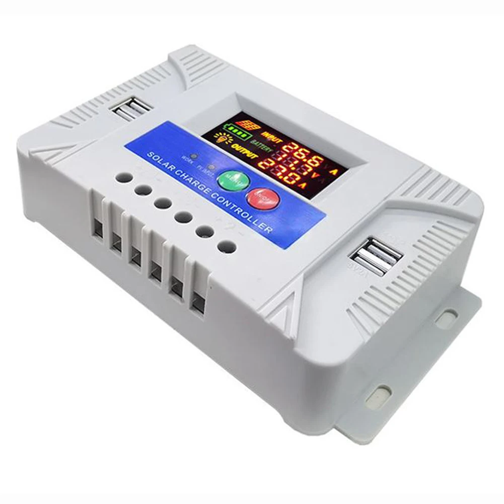 12 فولت 24 فولت الشمسية جهاز التحكم في الشحن لوحة طاقة شمسية تحكم بطارية ليثيوم جهاز التحكم في الشحن لبطارية ليثيوم الرصاص الحمضية #5