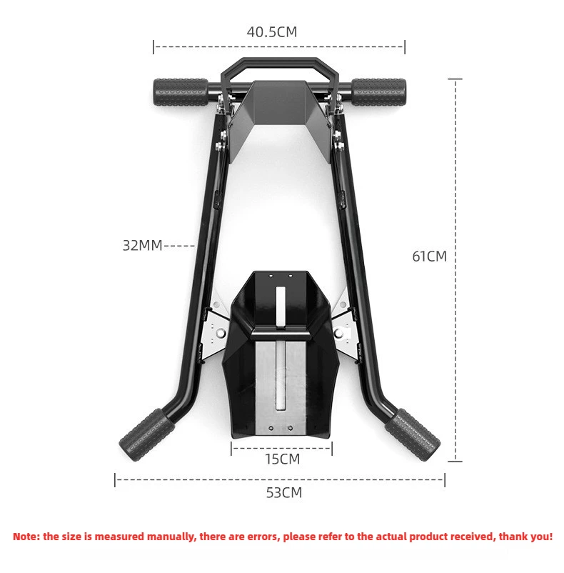 Stojak parkingowy na przednie koło motocykla Jakość ze stali węglowej Uniwersalny wspornik montażowy do parkowania na przednim koło motocykla