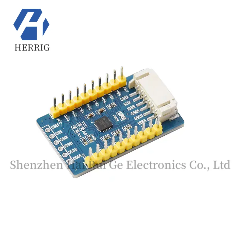 

MicroSnow Raspberry Pi IO Expansion Module AW9523B 3.3V/5V I2C Interface, Expands 16 I/O Ports