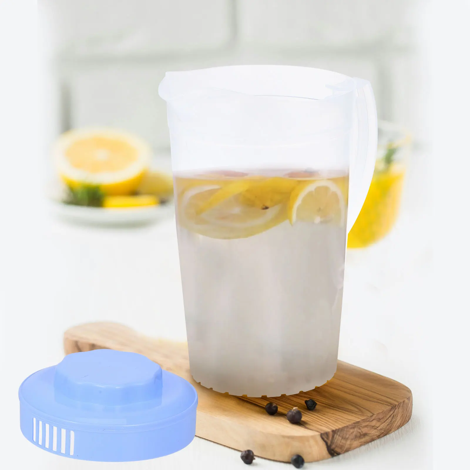 

Cold Water Pitcher Large Capacity Drink Container Cooling Water Bottle Fruit Juice Kettle Easy Clean Storage Premium Material