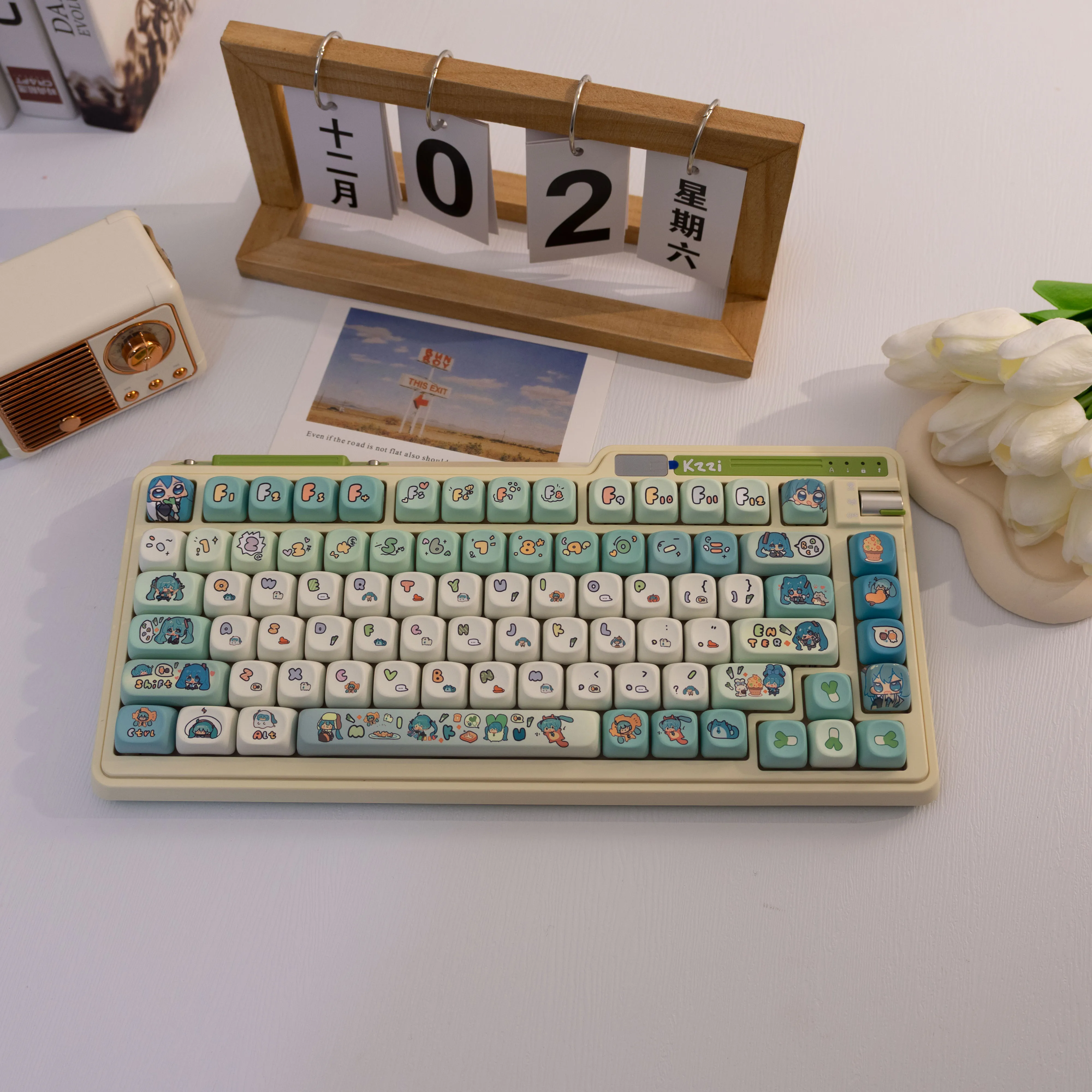 140-key chuyin Keycap  PBT Dye Sublimation MOA Contour Compatible with MX for  Keyboard Fit 61/64/68/87/96/104/108