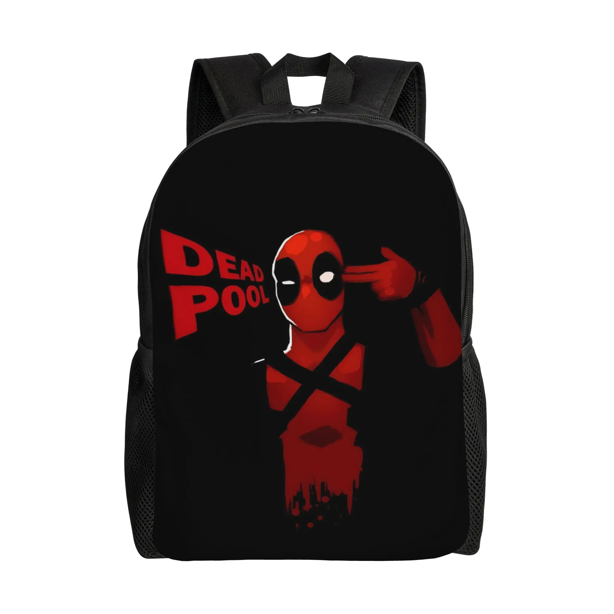 

Marvel College Bag Back to school season Cool Deadpool Large Capacity Backpack