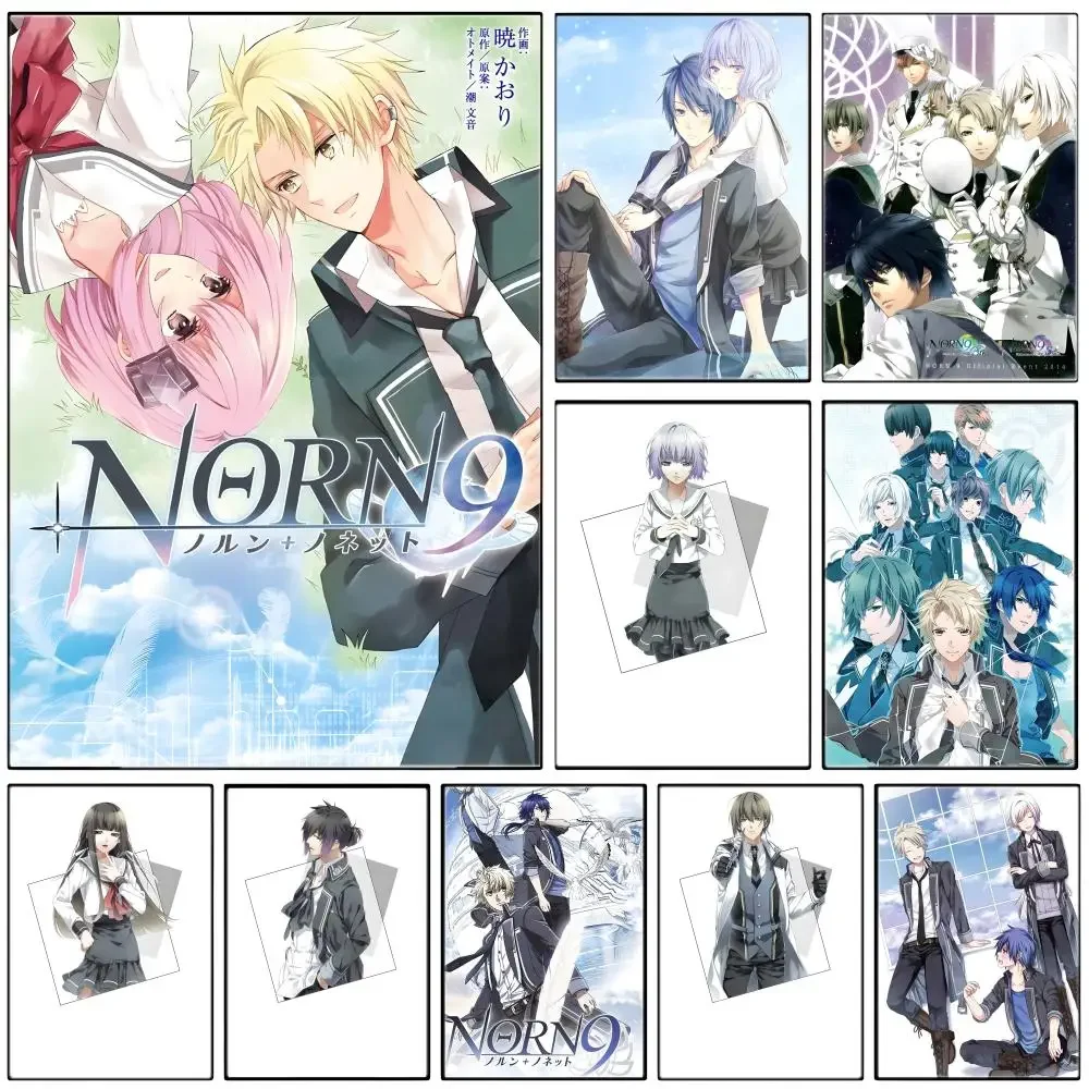 Cartoon N-NORN9s Poster Self-adhesive Art Waterproof Paper Sticker Coffee House Bar Room Wall Decor